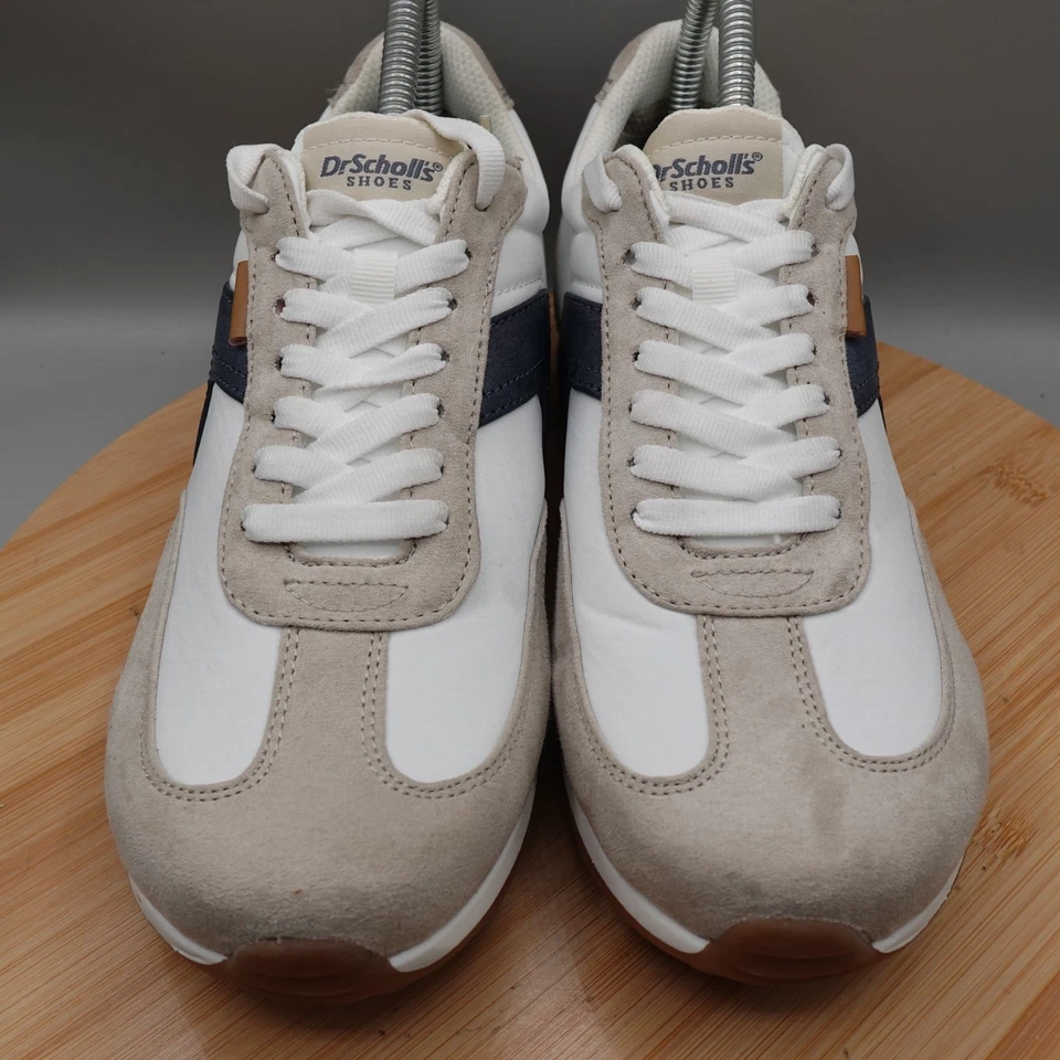 Dr. Scholls Womens 8.5MGood Ol Days Lace-Up Casual Sneakers Oyster/White MinFlaw - Image 2 of 4