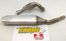 New OEM Kawasaki KX450 KX450X 19-23 Full Exhaust Muffler Header Head Pipe