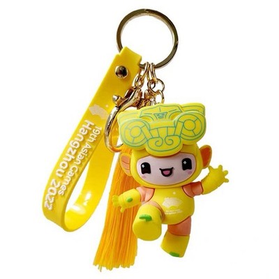 2022 Hangzhou Asian Games Mascot Congcong PVC Keychain Collectible