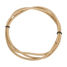 Braided Leather Cord, 4mm 1.1 Yard for Jewelry Making, Khaki, 1m