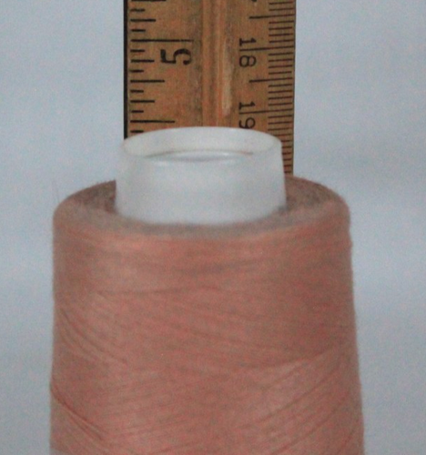 2 MAXI-LOCK ALL-PURPOSE 100% POLYESTER SERGER THREAD~3000 YARD CONE TEA ROSE NEW - Picture 3 of 4