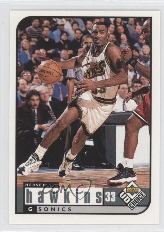 1998-99 Upper Deck UD Choice Hersey Hawkins #132 0b5