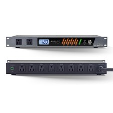 SENWOSI SW-Epsilon 10 Socket Power Conditioner/Surge Sequencer USB...