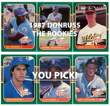 1987 Donruss THE ROOKIES Cards #1-56 Your Choice $2 or 2 Card Minimum YOU PICK!
