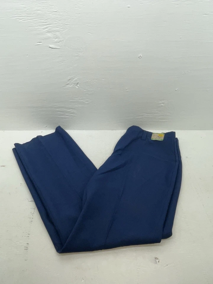 Nova Calça de Poliéster Vintage Azul H Bar C #MR477 OO-19 - Imagem 2 de 4