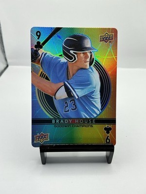 2022 Upper Deck Goodwin Champions - Playing Cards Brady House #9-CLUBS (RC)