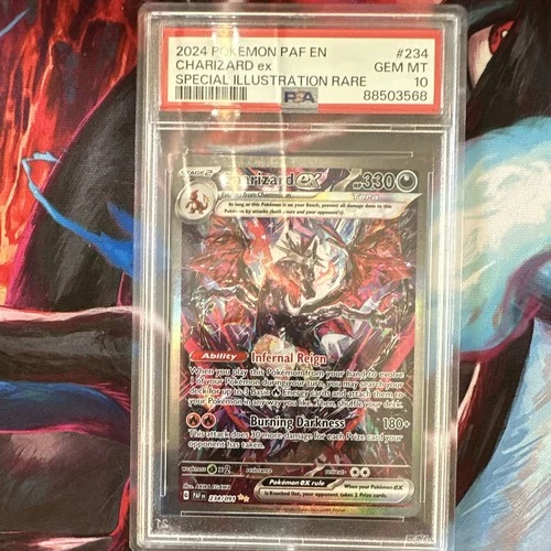 Pokemon SV Paldean Fates Charizard ex 234/091 SIR Holo PSA 10 ENG (2024)