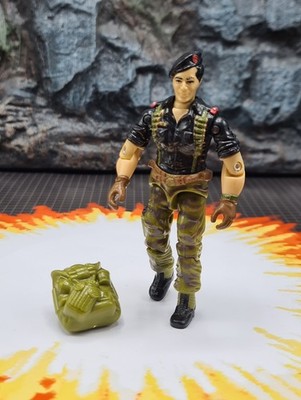 Vintage GI Joe Action Force Flint v1 Figur 1985 fast vollständig Hasbro
