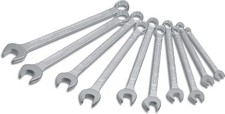 HAZET 600SPC/10 Combination Wrench Set, Made in Germany, 10-Piece Set, 8-19mm