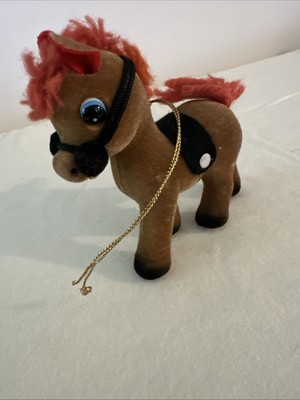 SEARS Roebock Wolin Japan  Collectable Granny Core Felt Horse Pony Ornament