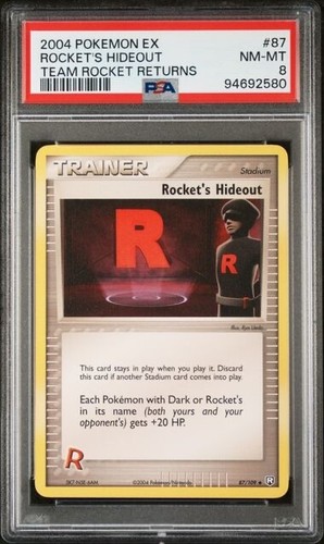 Rocket's Hideout graded PSA 8 for sale on eBay