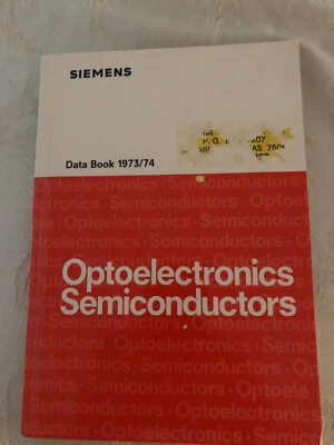 Optoelectronics Semiconductors Databook 1973/74 Siemens