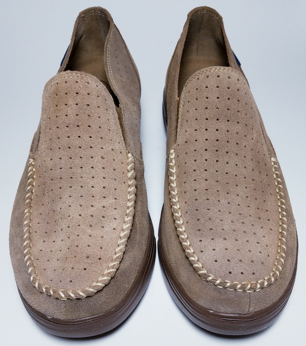 Gravity Defyer Carmel Tan Slip On Suede Loafers Size 9  display picture 1