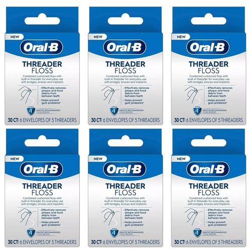 Oral-B Fil à Fil à Fil, Lot de 6 30 pièces - Photo 10/10