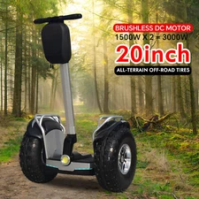New 3000W/67.2V 15.6AH Two Wheel 20in Off Road Electric Self Balance Vehicle