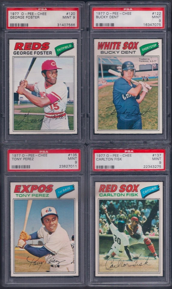 PSA 9 1977 OPC O-pee-chee #217 Graig Nettles New York Yankees POP 10 ZERO HI'ER - Image 2 of 4