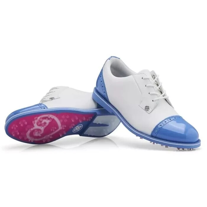 G/Fore Cap Toe Gallivanter Golf Shoes Womens 8 Carolina Blue G/Fore Cap Toe Gallivanter Golf Shoes Womens 8 Carolina Blue