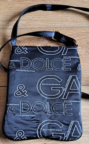 Dolce&gabbana 20th anniversary zip up logo adjustable shoulder retro bag - Picture 3 of 11