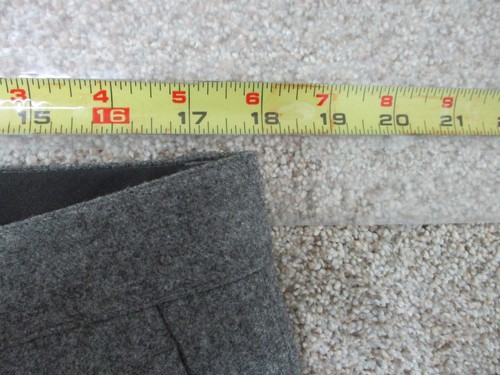 A.P.C. Rue Madame Paris Pants Large Adult Gray Dress Pleated 100% Wool Womens L - Picture 10 of 12