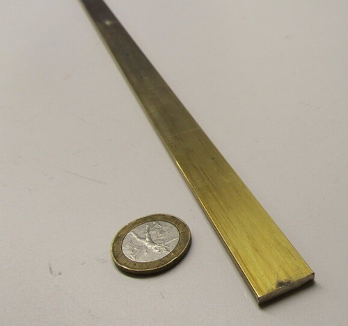360 Brass Flat Bar 1/8" Thick x 5/8" Wide x 72" Length - Picture 1 of 10