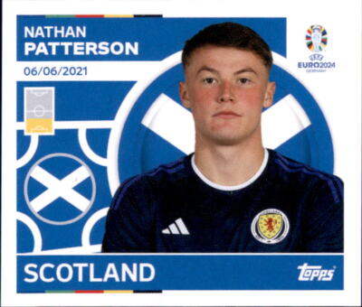 Topps EURO EM 2024 Sticker SCO 8 - Nathan Patterson