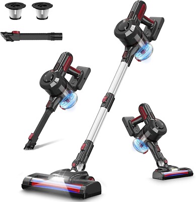 JYH Cordless Vacuum Cleaner, 25kPa Powerful Vacuum Cleaners for Home, Stick Vacu