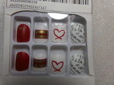 MULTI BRANDS & COLORS Nails Short GLUE ON - Choose Color