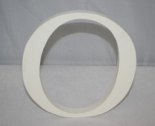 Pottery Barn Kids 8 inch Wall Letter Capital "O" Solid White Hanging NEW