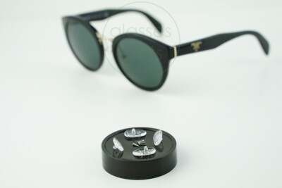 Prada SPR 05T Sunglasses Prada SPR 05T 2AU-3D0 Heritage Havana/gold Fashion Frame  main image 4