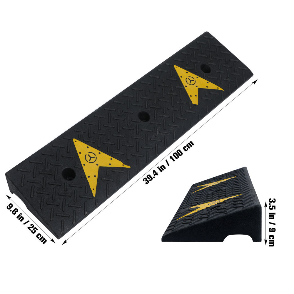 2X HEAVY DUTY Kerb Ramps Perfect for HGV Caravans Lorry Car Truck