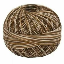 Lizbeth Egyptian Cotton Crochet Thread Size 20 Color 150 Rootbeer Float