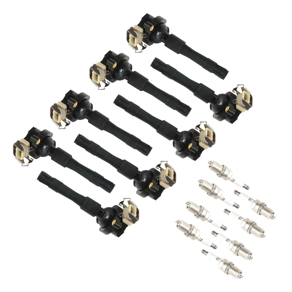 8x Bobina de encendido y 8x Bujía NGK Platinum para BMW 540i 4.4L V8 UF354 3199 Foto 2 de 4