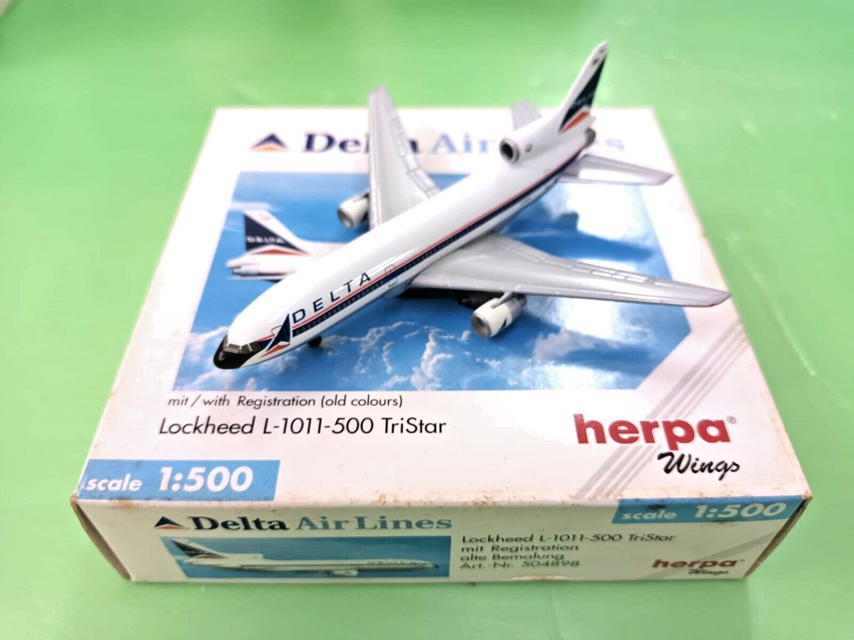 Herpa Wings 1:500 504898 Delta Air Lines L-1011-500 Tristar N759DA