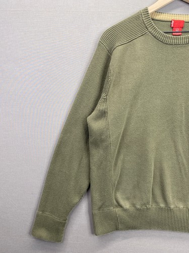 Levis Womens Green Sweatshirt Long Sleeve Crew Neck Size Large - Imagen 2 de 8