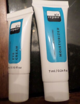 AIR REPAIR SKINCARE Super-Hydrating Travel Eye Cream .1 oz + Moisturizer .24oz