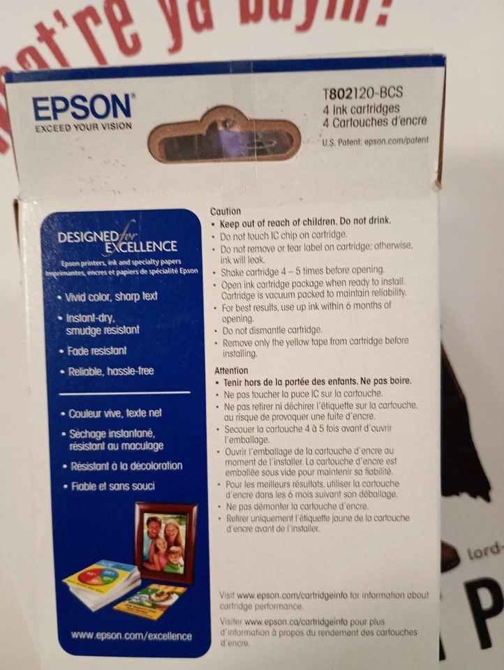 Mixed Lot of Epson, Brother & HP Printer Ink – New, Open Box & Lightly Used item - Image 2 of 4