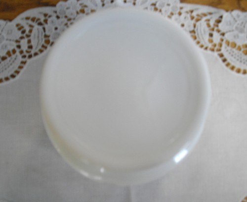 Jarrón maceta vintage de vidrio de leche blanca de 4 1/2" ~ - Imagen 6 de 6