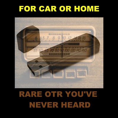 RARE OLD-TIME RADIO SHOWS YOU'VE NOT 1500+ SHOWS ON A USB