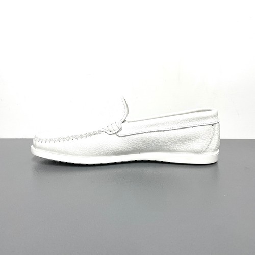 Mocassini Uomo Pelle Made in Italy Bianco Nero Blu Marrone Sabbia Scarpe Comode - Imagen 7 de 17