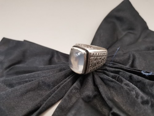Natural Dur Al Najaf Stone Ring Dur e Najaf Ring Shia Rings Moon Stone - Picture 6 of 10