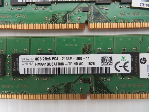 SK Hynix 32GB (4x8GB) PC4-2133P DDR4 2133P Desktop Memory Ram HMA41GU6AFR8N-TF - Afbeelding 2 van 2