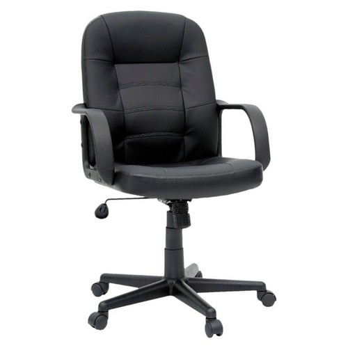 Room Essentials Bonded Leather Office Chair - Black(UNASSEMBLED)(NEW)