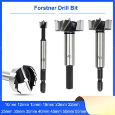 Forstner Drill Bit Hinge Hole Boring Cutter Wood Drill Bits 10mm - 55mm
