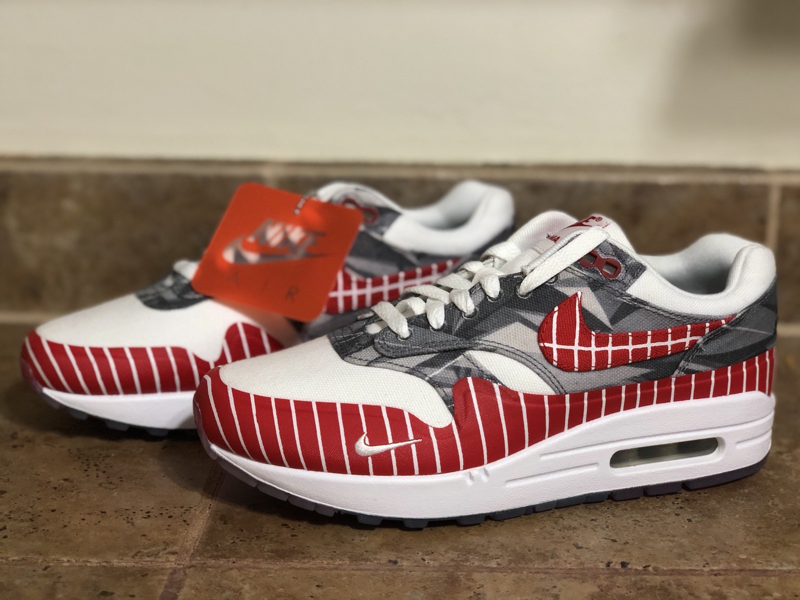 NIKE AIR MAX 1 LHM LOS PRIMEROS WASAFU NOMAD AH7740 100 SIZE MEN'S 6.5 NIKE AIR MAX 1 LHM LOS PRIMEROS WASAFU NOMAD AH7740 100 SIZE MEN'S 6.5