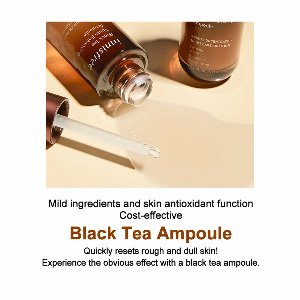 INNISFREE Black Tea Youth Enhancing Ampoule/Eye Serum/Cream - Image 2 of 4