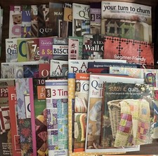 Lot Of 39 Leisure Arts Quilting Pattern Books Mixed Quilt Books List in Descrip.