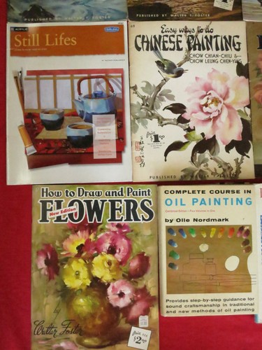 ( 14)WALTER FOSTER / HOW TO PAINT AND DRAW /OIL PAINTING / STILL LIFE WATERCOLOR - Picture 4 of 12