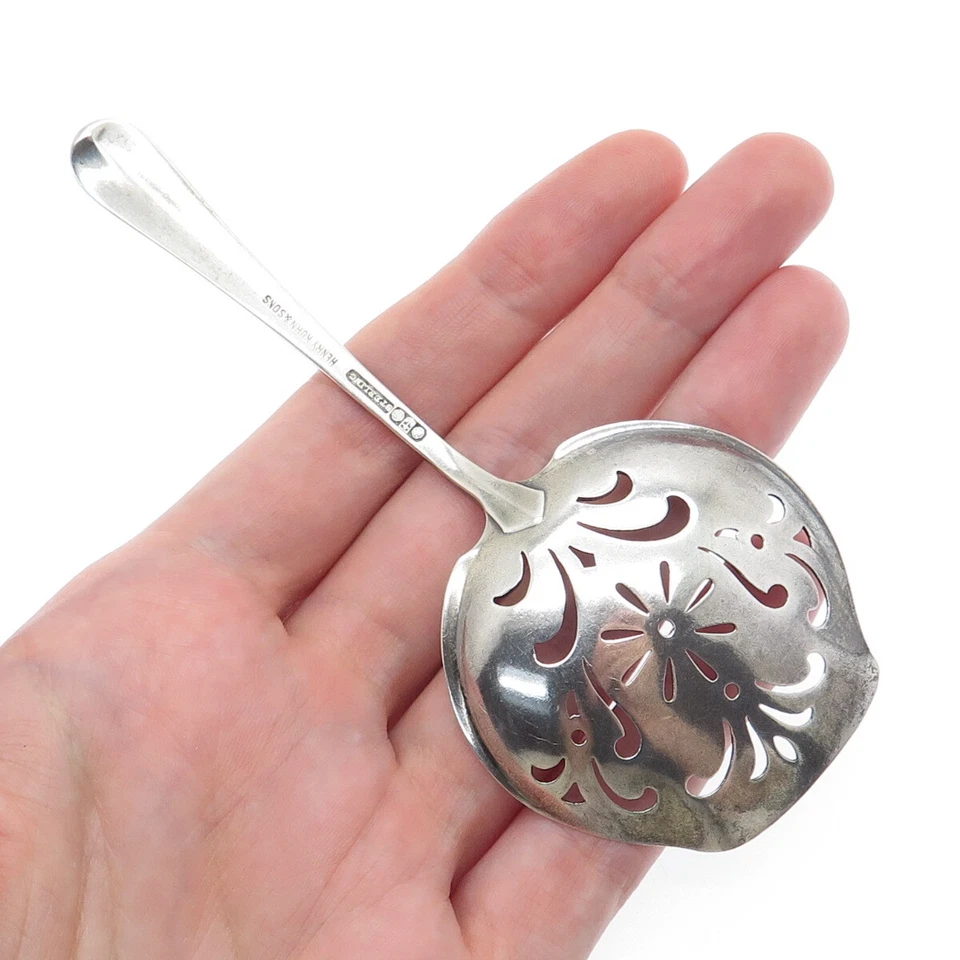 Cuchara Hamilton Bon Bon antigua de plata de ley 925 Gorham 1909 Foto 2 de 4