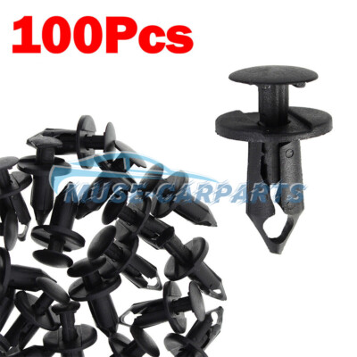 100x Fender Bumper Clips Body Rivets Push for UTV Honda Polaris RZR 900 1000 XP