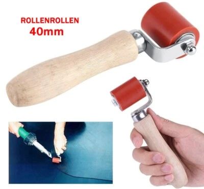 40mm Hand-Andrückrolle Dachdecker Hitzebeständig Silikon Andrückwalze Werkzeug - Bild 1 von 4